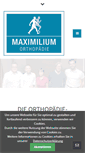 Mobile Screenshot of maximilium-orthopaedie.de